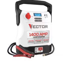 VECTOR 1400 Amp Jump Starter, Compressor, USB and AC Power