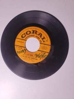 Vintage Lawrence Welk 7" Vinyl Record Single 45 RPM Coral Untested