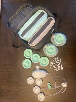 Elvie Stride Plus With Additional Valves And Travel Bag