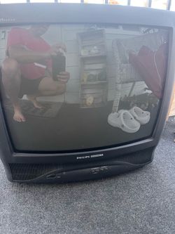 Philips Magnavox 19-inch CRT Television 19PR15 CRT TV Retro gaming TESTED!