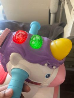 Unicorn toy rock and ride