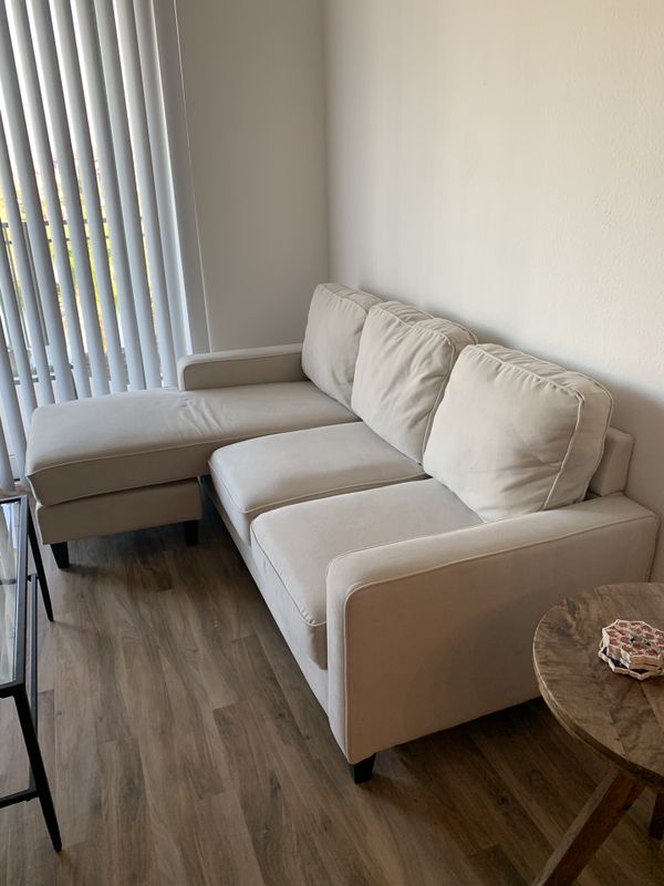 Cream small sectional for Sale in FL, US OfferUp