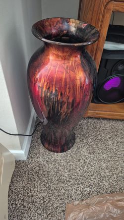 Raku Pottery called Fire Swirl