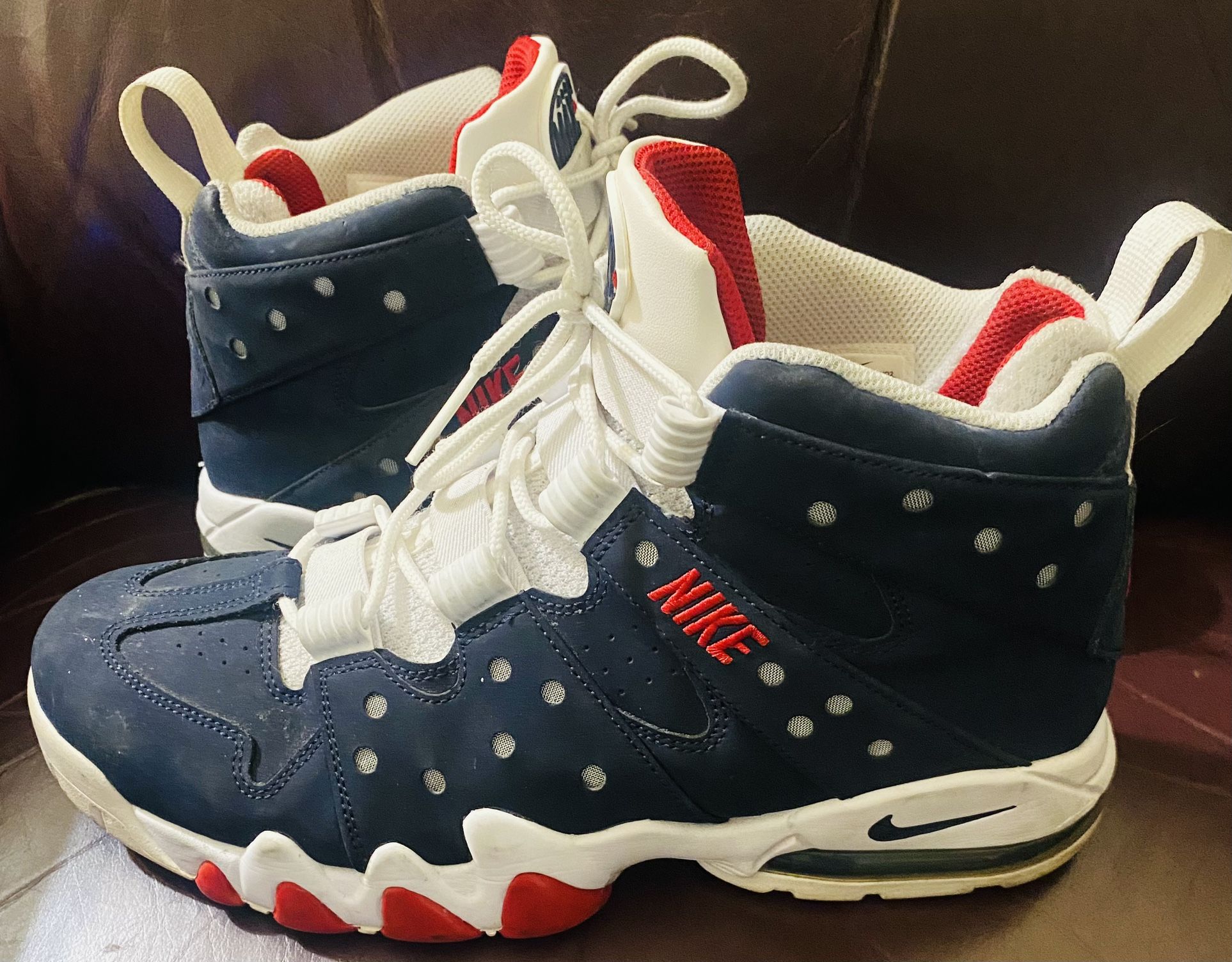 Size 11- Nike Air Max CB 94 USA Charles Barkley Blue Red DJ5160-400
