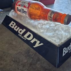 Vintage Bud dry Pool Table Lamp