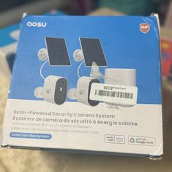 AOSU Solar-Powered Security Cameras