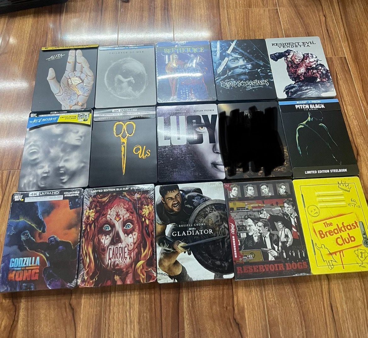 STEELBOOK BLU RAY AND Some 4K Movies