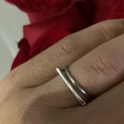 925 silver ring size 5-6 adjustable