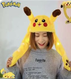 Pokemon Pikachu Plush Hat 