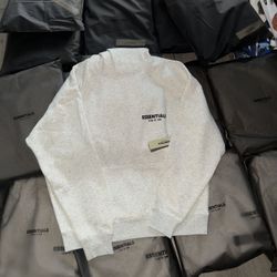 Light Oatmeal Essentials hoodie