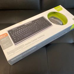 IOGEAR Long Range 2.4 GHz Wireless Keyboard and Mouse Combo, GKM551R