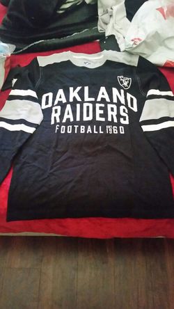 RAIDERS LONG SLEEVE COTTON JERSEY