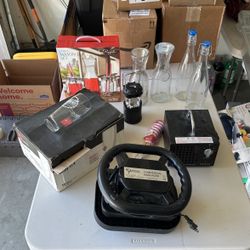 Massager, Glassware And Fresh Air Purifier 