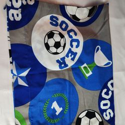 Soccer pillow cases set of 2 .