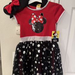 Girl's Minnie Dress Size 6/6x