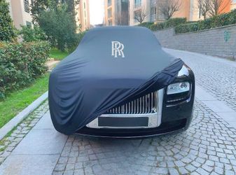 RR Phantom Stretch Cloth Cover Dark Blue/ Phantom Car Cover Silver