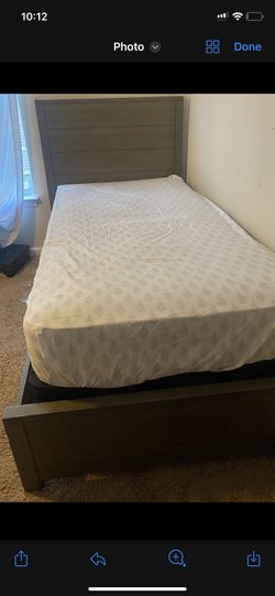 2 Grey Twin Bed Frame 