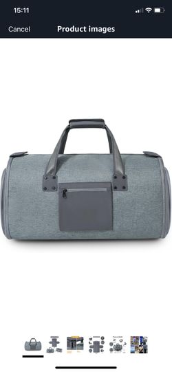Really High quality Garment Bags for Travel - Water Repellent Garment Bag with Shoe Compartment - 2 in 1 Convertible Suit Bag Travel with Shoe Bags - 