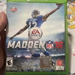 Xbox One Game Madden NFL 16