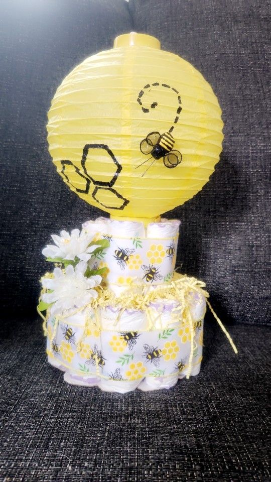 🐝🐝 Bumble Bee Diaper Cake 🐝🐝