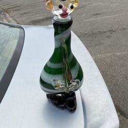 Vintage Murano Clown Bottle 