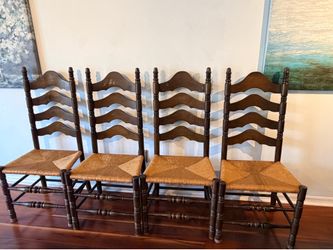 4 ladderback chairs $11/each