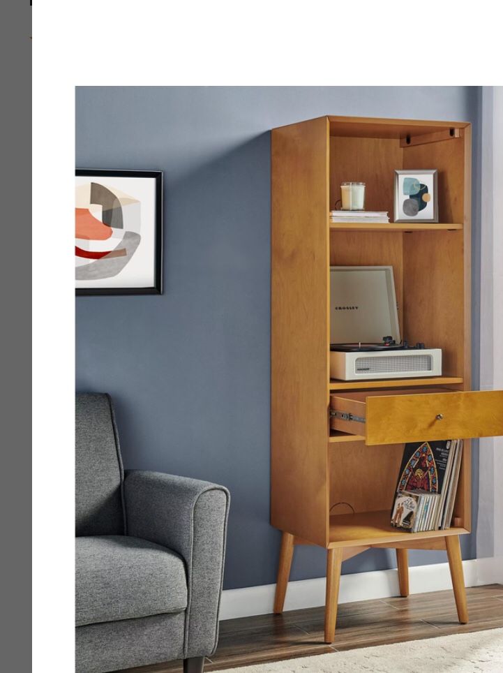 Bookcase, Bookshelves, Organizer, W Drawer