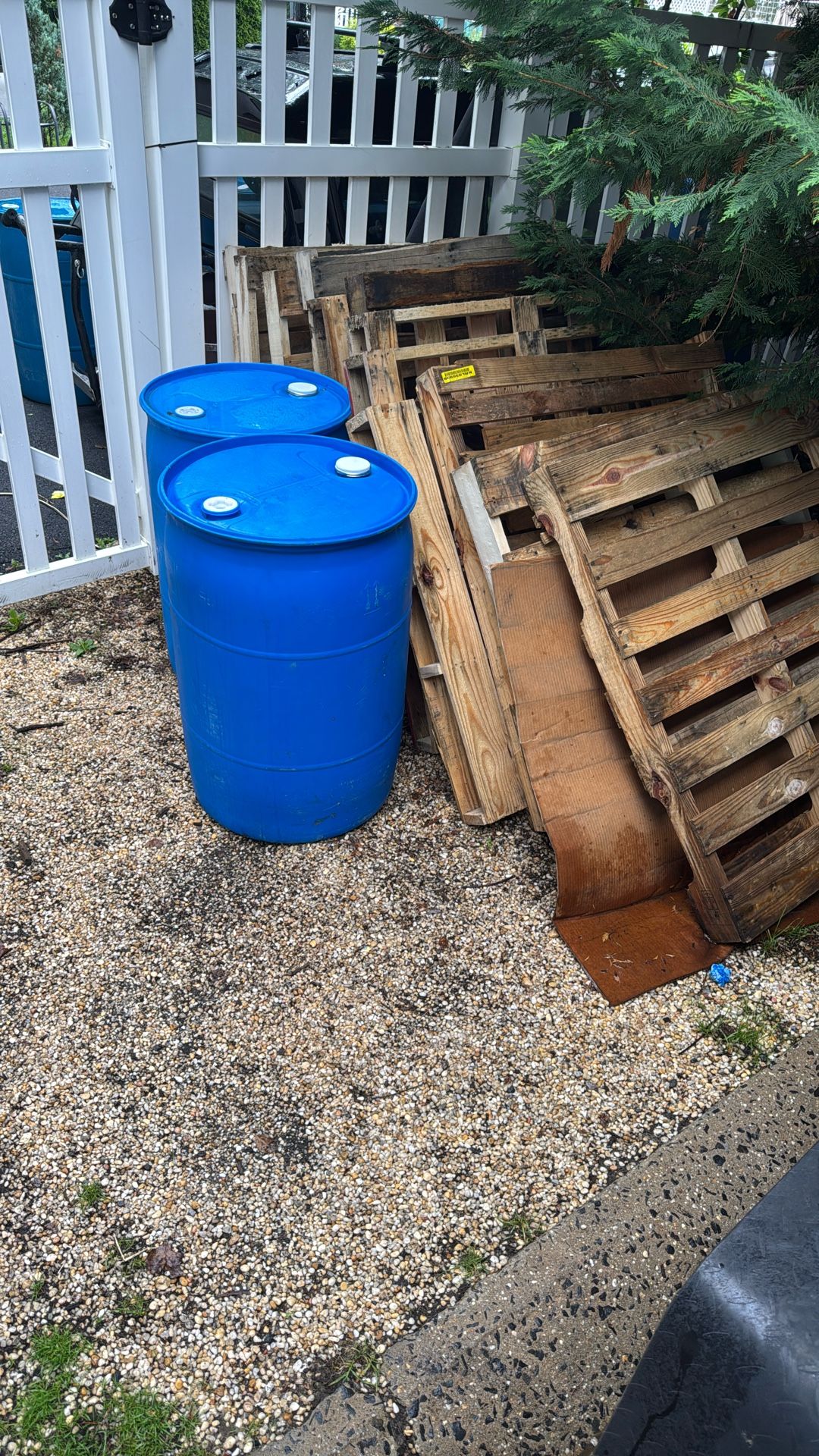 Barrels And Pallets For Free