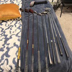 Gold Drivers And Irons Callaway