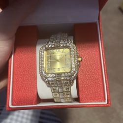 Moissanite Diamond Cartier Watch 