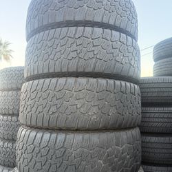 4 used tires 265/70r17 falken walpeack at3 🤑free installation ‼️