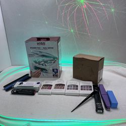 Kiss Power File & Nail Dryer With Additional Accessories 