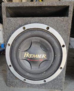Pioneer 12  Kenwood Amp