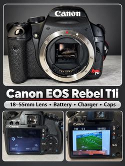 Canon EOS Rebel T1i DSLR Camera with 18–55mm Lens