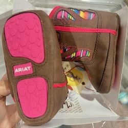 Ariat Pink Baby Boots / Stompers 