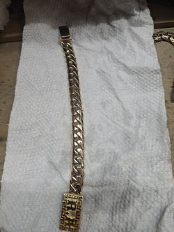 10k gold Cuban link Braclet