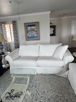 White sofa