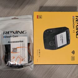 Rexing 4K Ultra Dash Cam & Hardware Kit Mini-USB Port  