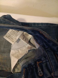 Women's blue jeans pettie size 13 B&M Brand
