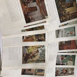 Vintage perfect PARKE-DAVIS "GREAT MOMENTS In MEDICINE" 45 PRINTS comp