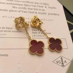 Van Cleef & Arpels four-leaf clover earrings