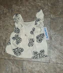 Carters butterfly 🦋 baby girl shirt new