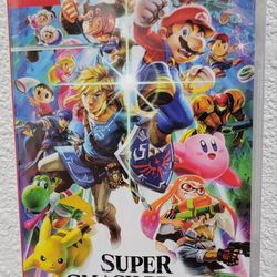 Super Smash Bros. Ultimate - Nintendo Switch Game - New Not-Opened Still Sealed - See Photos & Description 