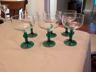Cactus Margarita Glasses