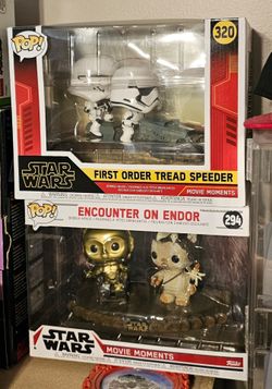 Funko pop Star Wars lot Movie moments 320 & 294
