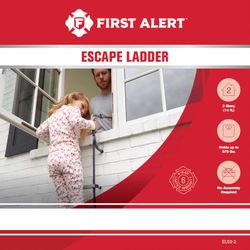 First ALERT 14 Ft Steel Fire Escape LADDER 375lb