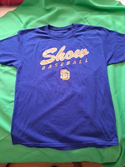 San Diego Padres " Show" Baseball T-shirt Size Large 30$