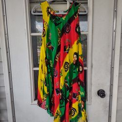 Bob Marley Dress (Multi-Color) size Medium.
