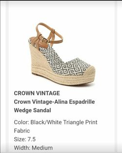 Wedge sandal