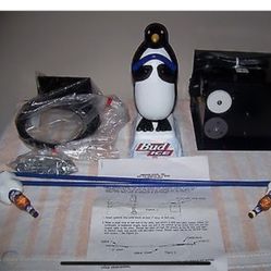 1997 Bud Ice Penguin On a Rope 